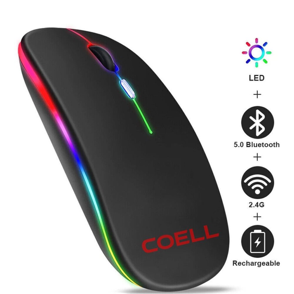 Bluetooth Wireless Mouse with RGB Backlight